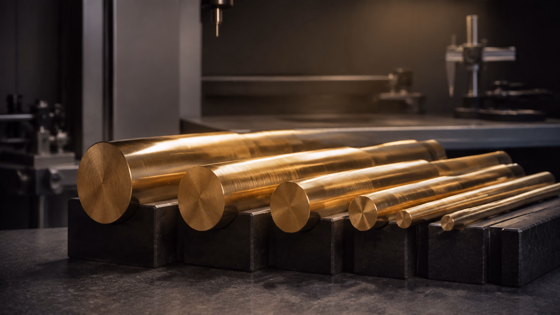 Aligned bundles of precision brass rods