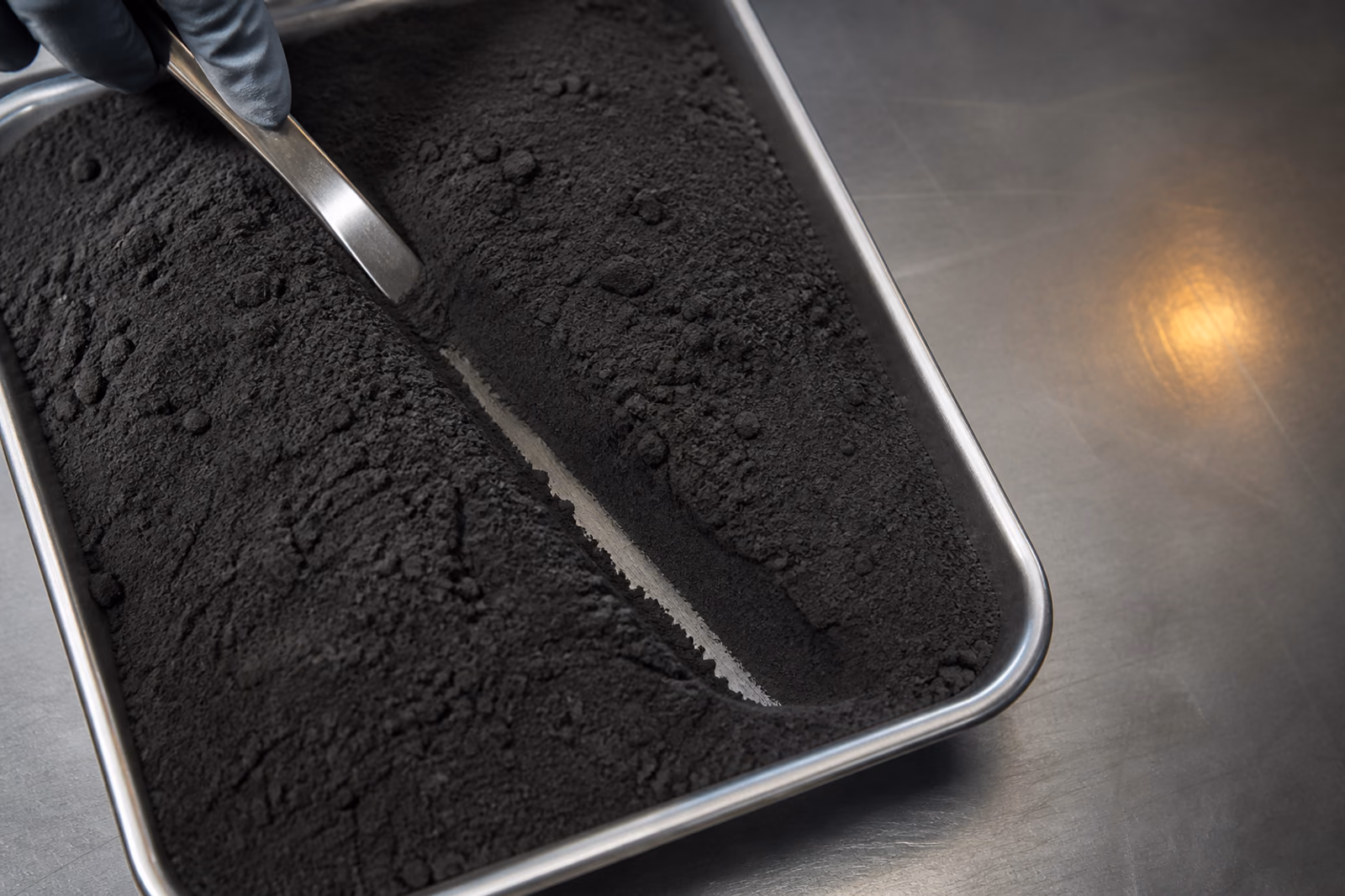Iron ore concentrate under controlled quality sampling